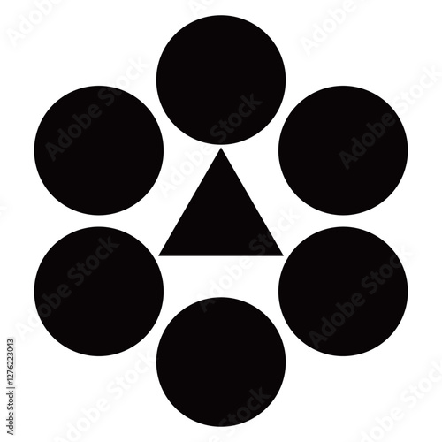 家紋です。六曜に鱗と言います