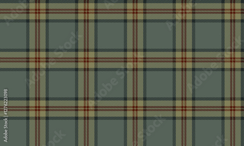 Seamless plaid pattern, green, yellow, red, suitable for designing clothes, skirts, pants, adding a bright and modern look to your clothes.