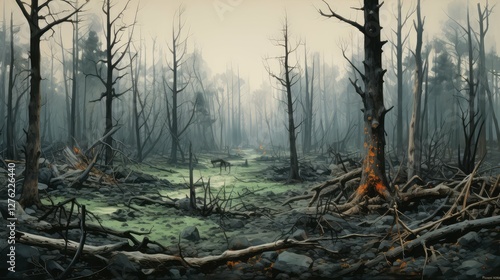 Wallpaper Mural aftermath down trees Torontodigital.ca