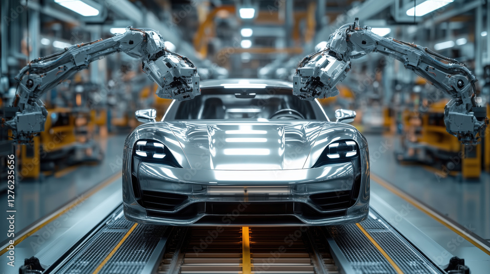 Advanced Robotics in Automotive Manufacturing: Cutting-Edge Technology Enhancing Production Efficiency in Modern Automobile Factories Advanced Robotics in Automotive Manufacturing: Cutting-Edge Technology Enhancing Production Efficiency in Modern Automobile Factories