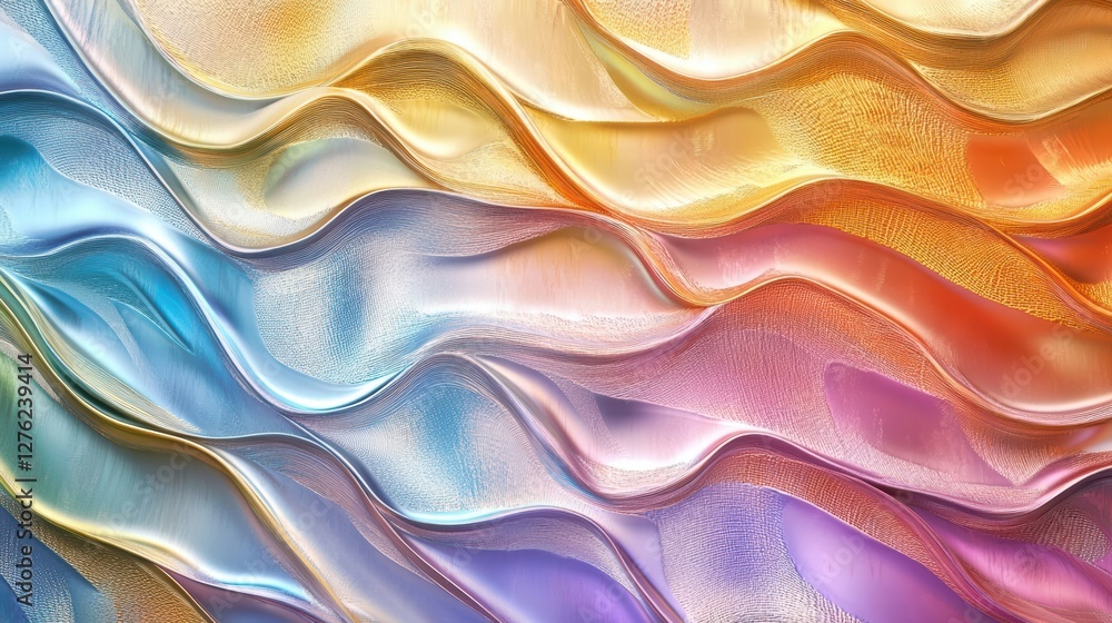 Fototapeta premium abstract colorful waves background