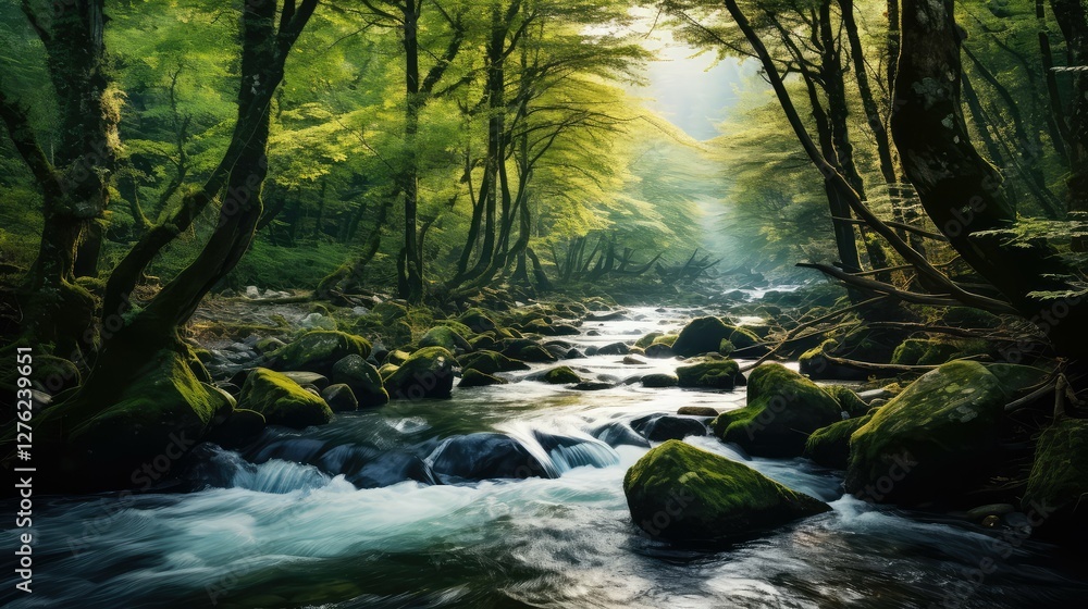 rapids flow water rapids flow water