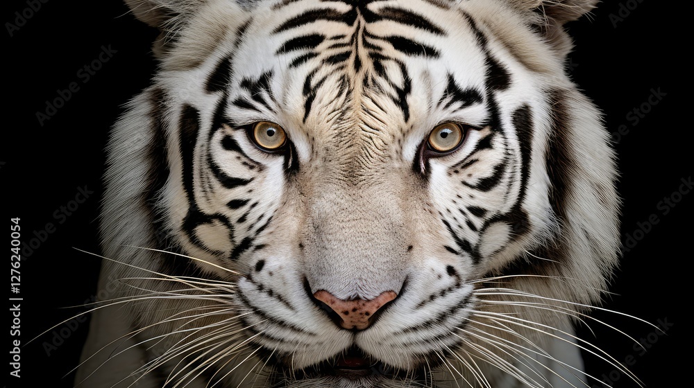 close tiger white close tiger white
