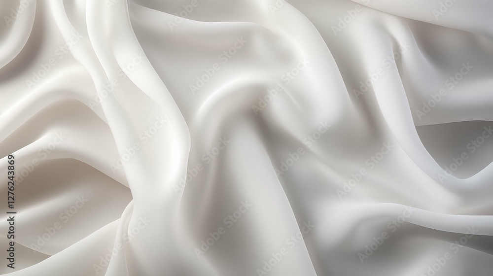 Obraz premium light white fabric background