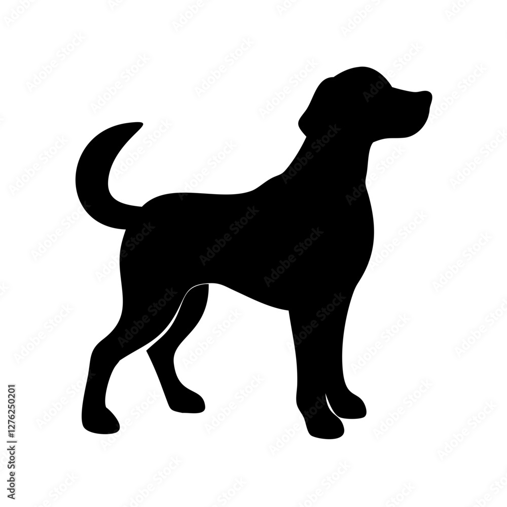 Perfect Dog Vector Silhouette for Design Enthusiasts Perfect Dog Vector Silhouette for Design Enthusiasts
