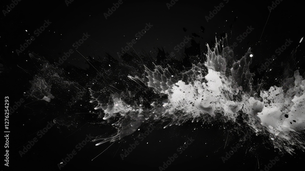 Obraz premium canvas abstract black background