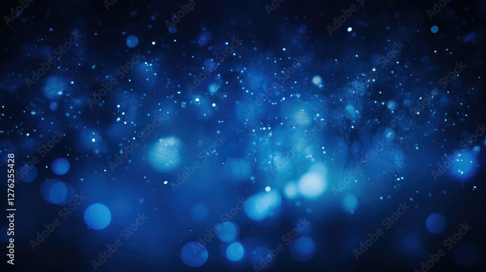 twinkling blue lights background twinkling blue lights background