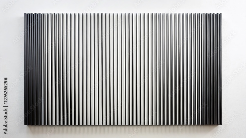 Minimalist Black Acrylic Lines Abstract Art on White Background - Modern Geometric Painting Minimalist Black Acrylic Lines Abstract Art on White Background - Modern Geometric Painting
