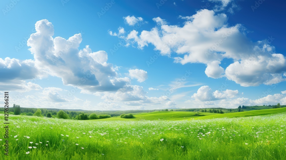Fototapeta premium nature blue green