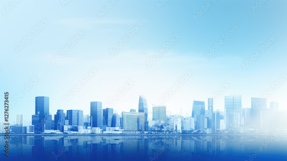 skyscrapers corporate background blue skyscrapers corporate background blue
