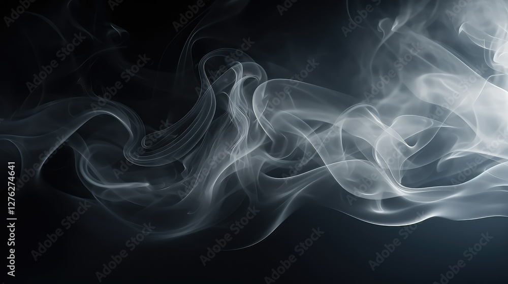 Obraz premium swirling smoke texture