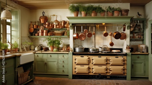 Wallpaper Mural cozy country kitchen Torontodigital.ca