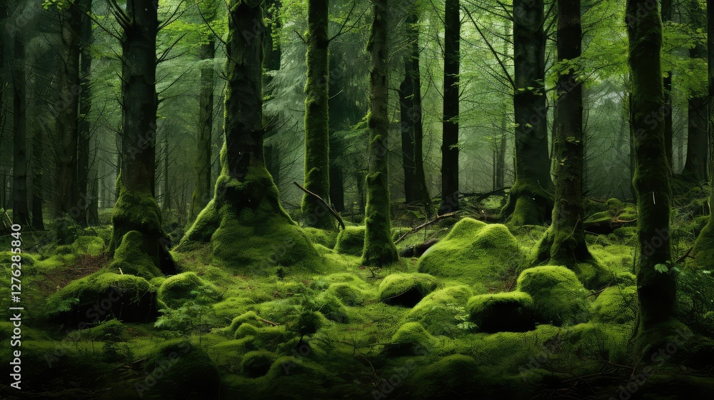 Obraz premium rough green texture background