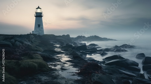 Wallpaper Mural morning light house Torontodigital.ca