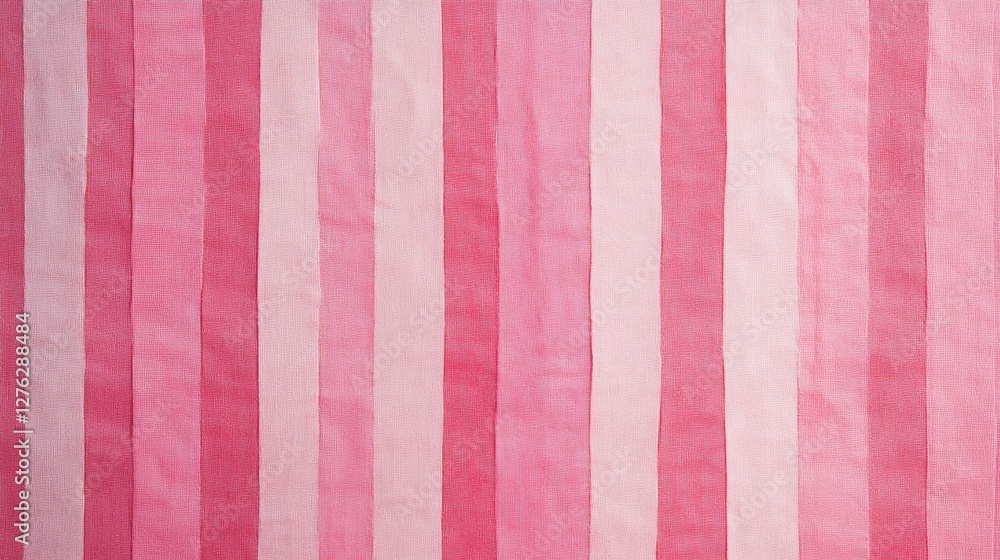Vibrant pink striped fabric texture with vertical lines Vibrant pink striped fabric texture with vertical lines