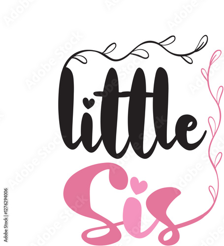 Lil sis, little sister. big sis, big sister, lil bro, little bro, lil brother, little brother, dalmatian, dots