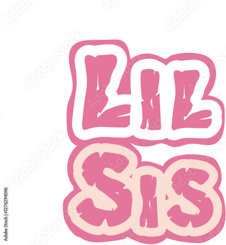 Lil sis, little sister. big sis, big sister, lil bro, little bro, lil brother, little brother, dalmatian, dots