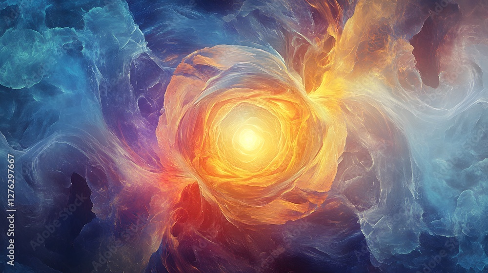 Obraz premium Vibrant Digital Abstraction