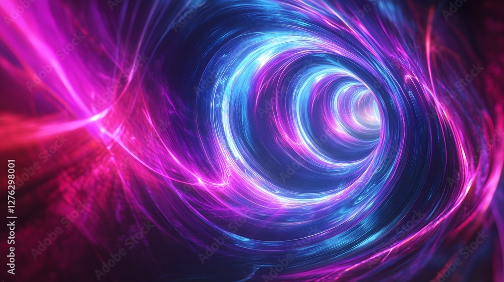 Futuristic Synthwave Abstract Fractal Art Futuristic Synthwave Abstract Fractal Art