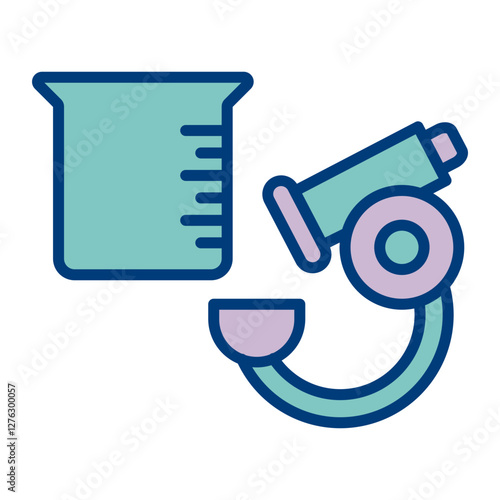 Microscope Experiments Icon Design