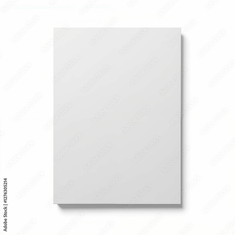 Blank White Paper Sheet with Shadow for Mockup and Design Template Presentation Background Image Blank White Paper Sheet with Shadow for Mockup and Design Template Presentation Background Image