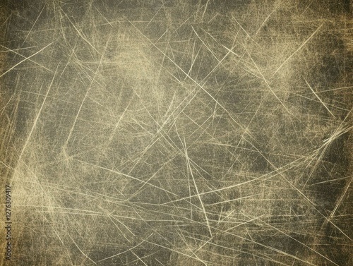 Heavily Distressed Texture with Scratches and Faded Tones for Vintage Artistic Effects in Design photo