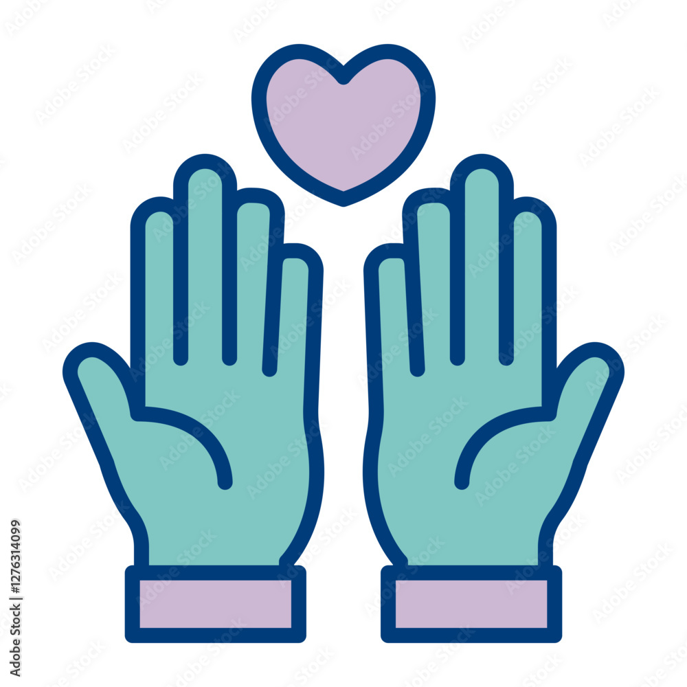 Obraz premium Prayer Vector Icon Design