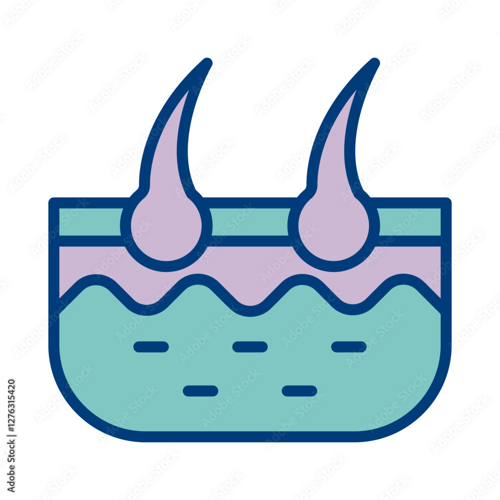 Hairy Vector Icon Design Hairy Vector Icon Design
