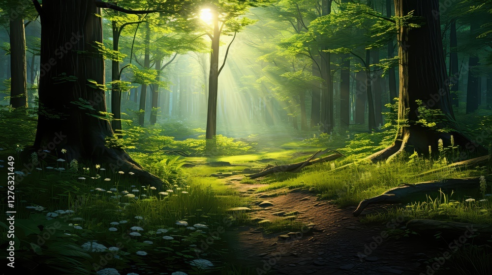 Obraz premium ecosystem environment green