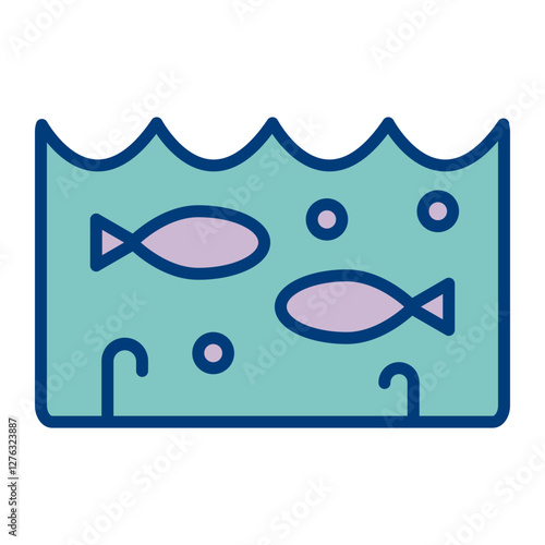 Underwater Vector Icon Design