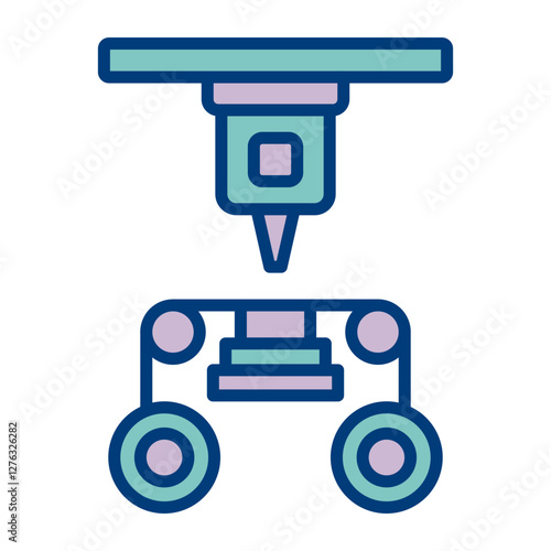 Laminated Object Manufacturing Icon Design