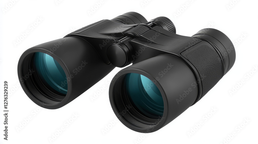 Professional camera lens binoculars glass look-see spyglass optics device camera digital focus optical equipment vector illustration Professional camera lens binoculars glass look-see spyglass optics device camera digital focus optical equipment vector illustration