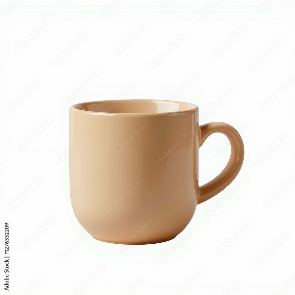 Simple Coffee Container Vessel Still Life Isolated on Clean White Background for Minimalist Design Simple Coffee Container Vessel Still Life Isolated on Clean White Background for Minimalist Design