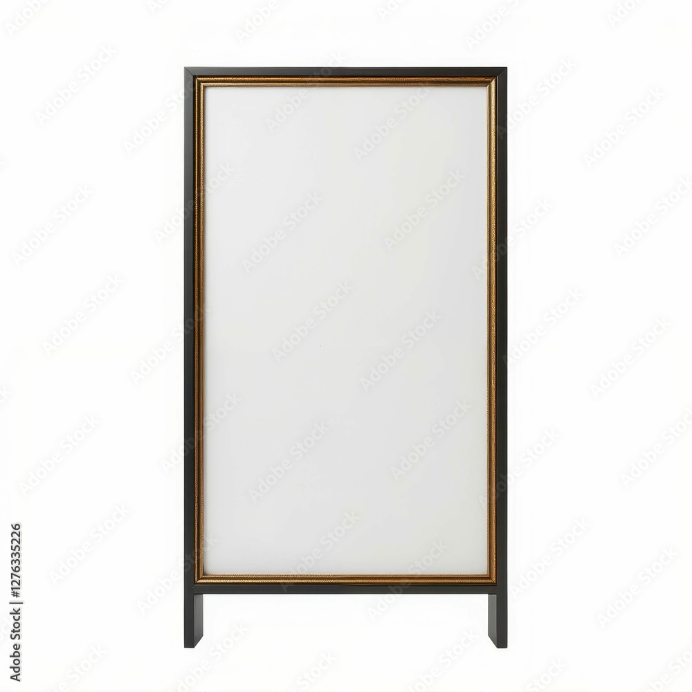 Standing Black and Gold Advertisement Board A Frame Sign Display Ready to Showcase Products Info Standing Black and Gold Advertisement Board A Frame Sign Display Ready to Showcase Products Info