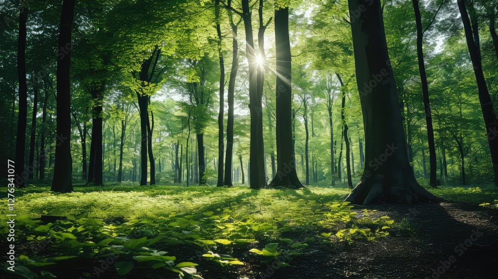 Fototapeta premium canopy outdoors trees