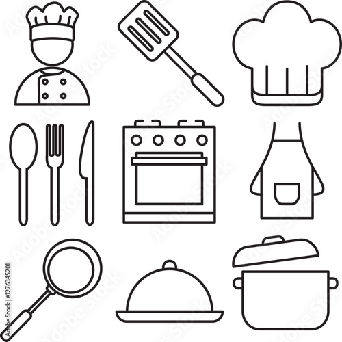 nine Chef icon packs that you can use for your work