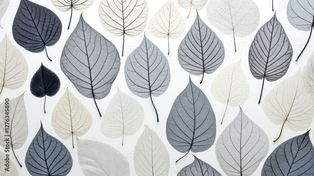 Obraz premium creativity leaf line art