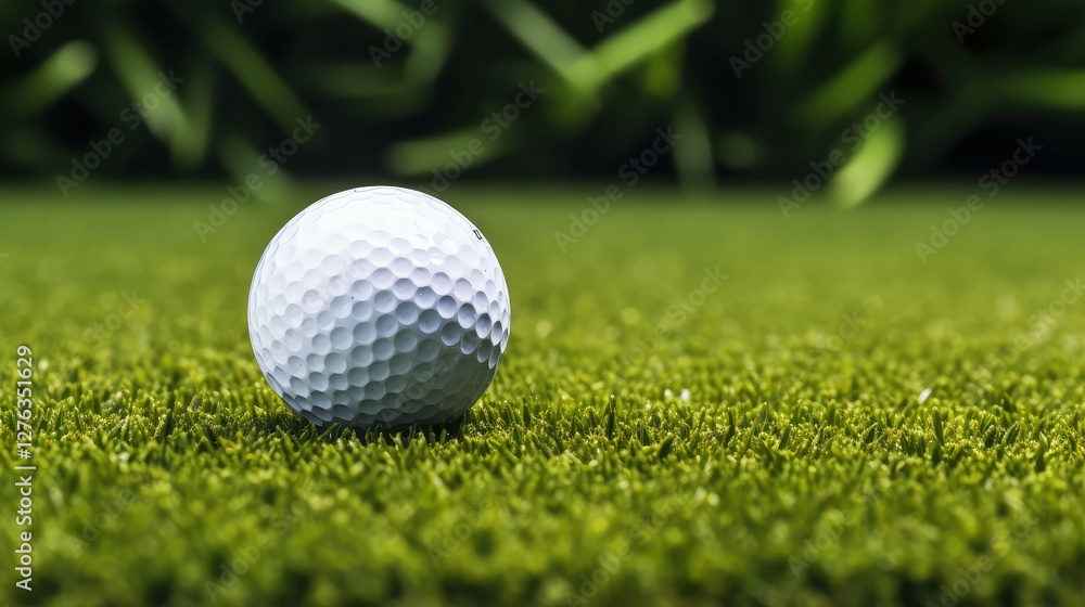 Obraz premium line golf putting green