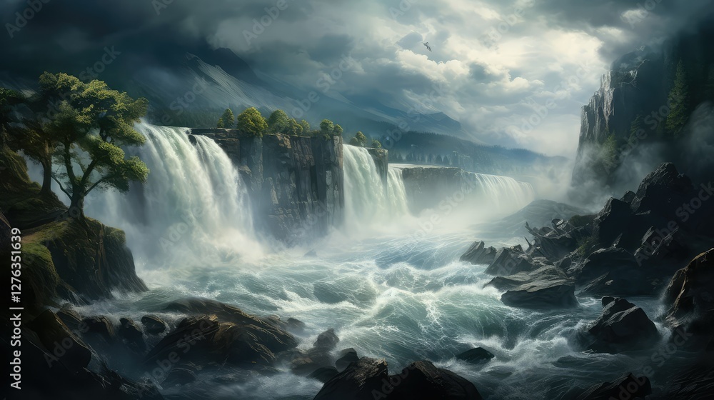 Fototapeta premium spray water image