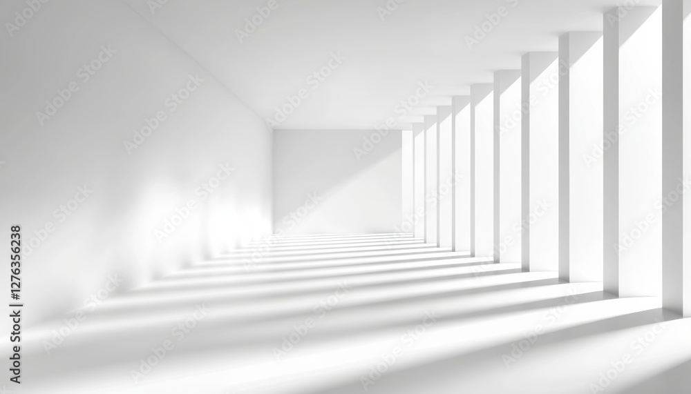 Abstract geometric white architectural structures with soft shadows, modern futuristic minimalist composition, high-definition clarity Abstract geometric white architectural structures with soft shadows, modern futuristic minimalist composition, high-definition clarity