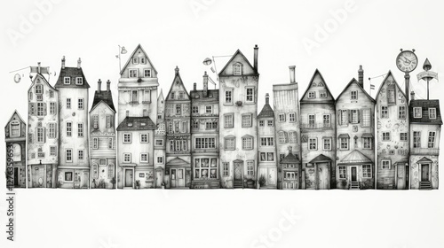 creativity hand-drawn house