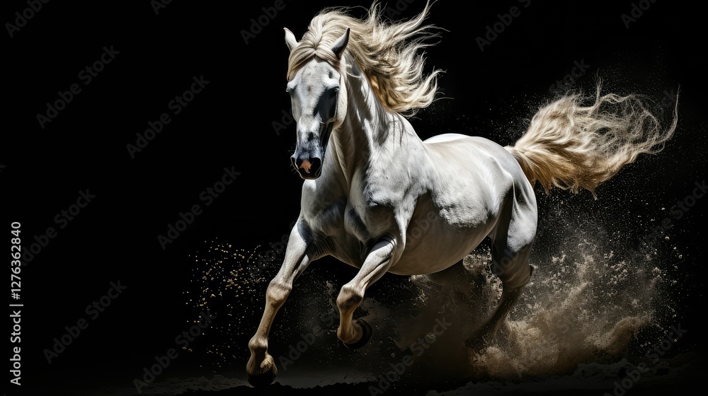 Fototapeta premium foundation makeup black background