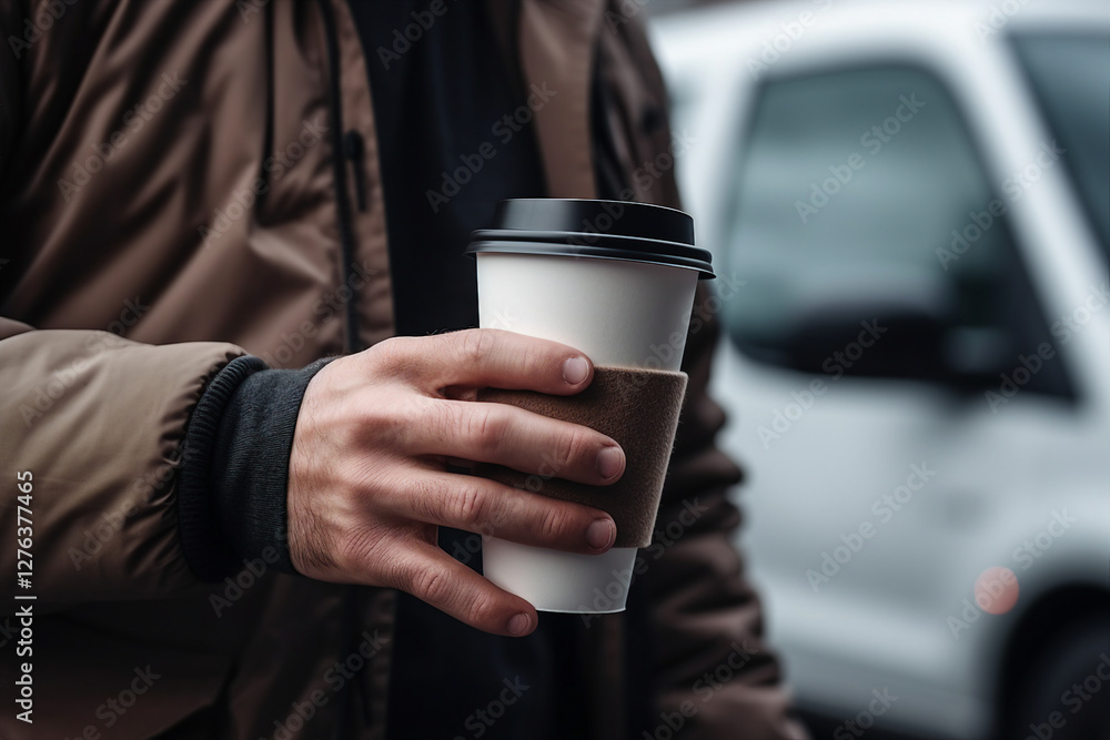 Generative AI illustration Filling a car with fuel at a gas station conceptual picture Generative AI illustration Filling a car with fuel at a gas station conceptual picture
