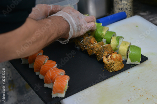sushi, makis