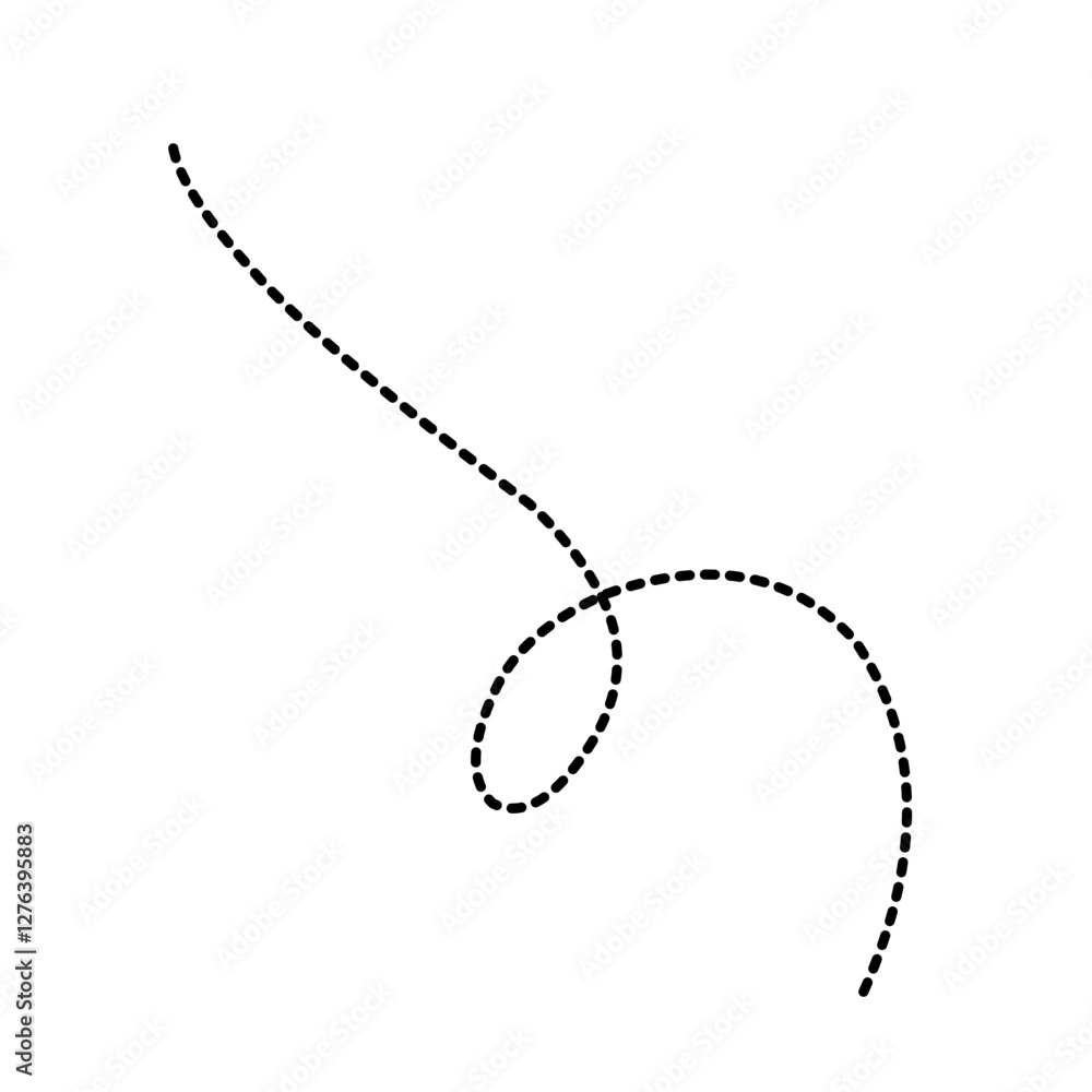 Simple bee trail line Simple bee trail line