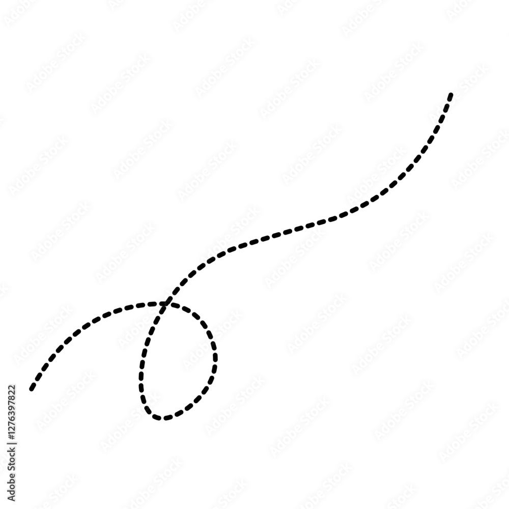 Simple bee trail line Simple bee trail line
