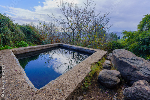 Obraz na płótnie Ein Aya Spring, in the Golan Heights w salonie