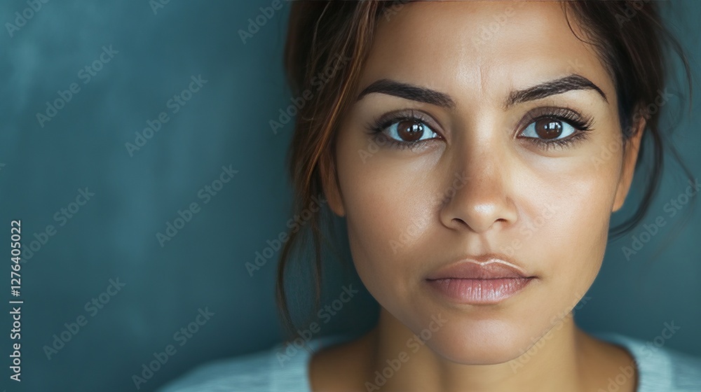 Intense Gaze Portrait. Intense Gaze Portrait.