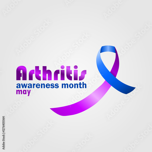 vector graphic of Arthritis Awareness Month ideal for Arthritis Awareness Month celebration.