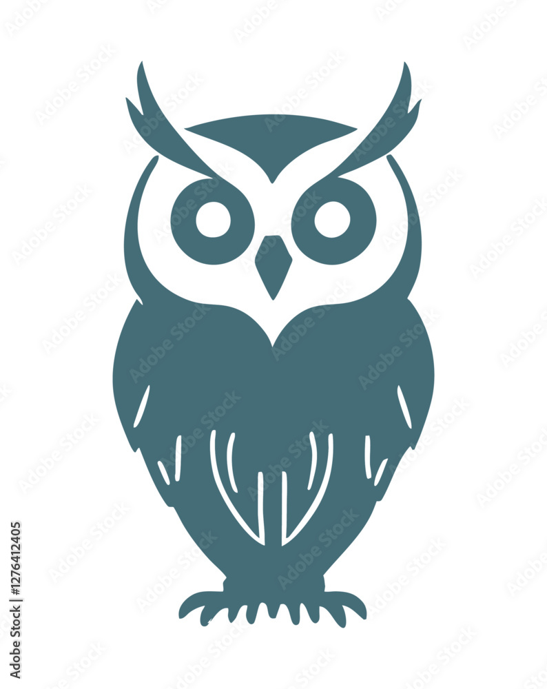 Fototapeta premium Sowa ilustracja